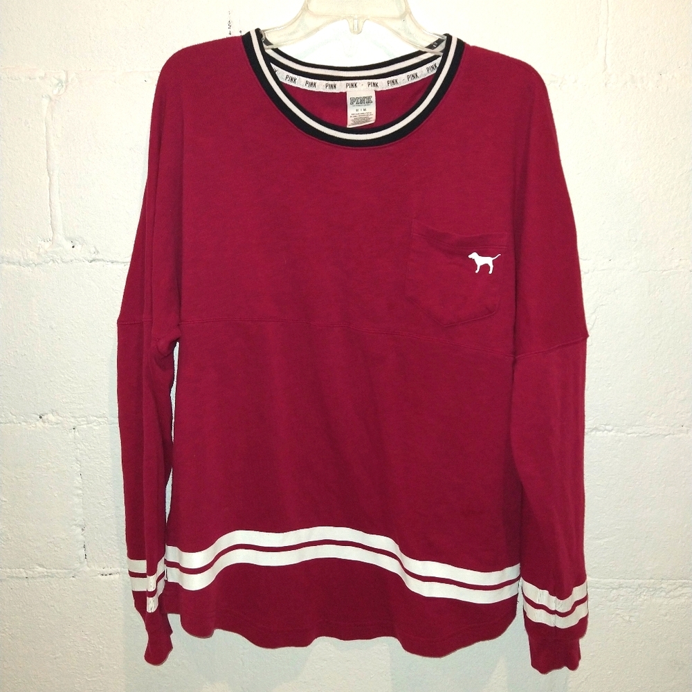 PINK Victoria's Secret pullover crew sweater SZ M